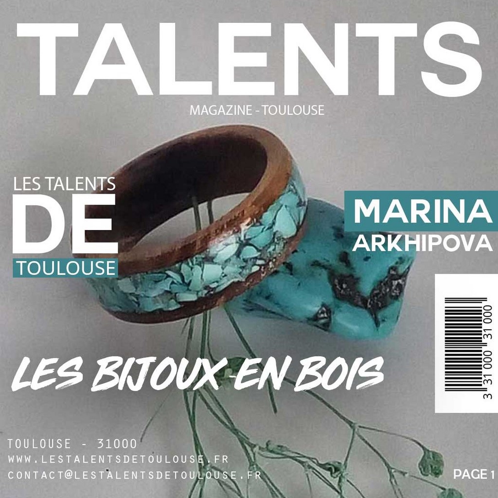 Bijoux en bois toulouse - les talents de toulouse - marina arkhipova